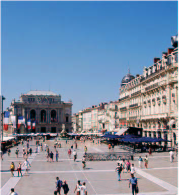 The famous Place de Comédie